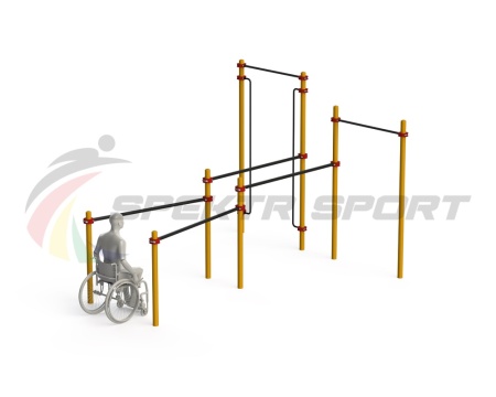 Купить Спортивный комплекс для инвалидов-колясочников WRK-D19_76mm в Ирбите 